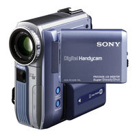 Sony Handycam DCR-PC105E Mode D'emploi