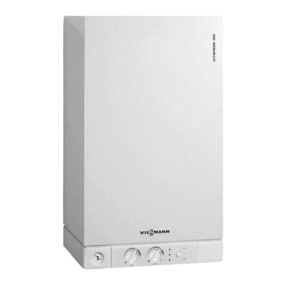 Viessmann VITOPEND Notice D'utilisation