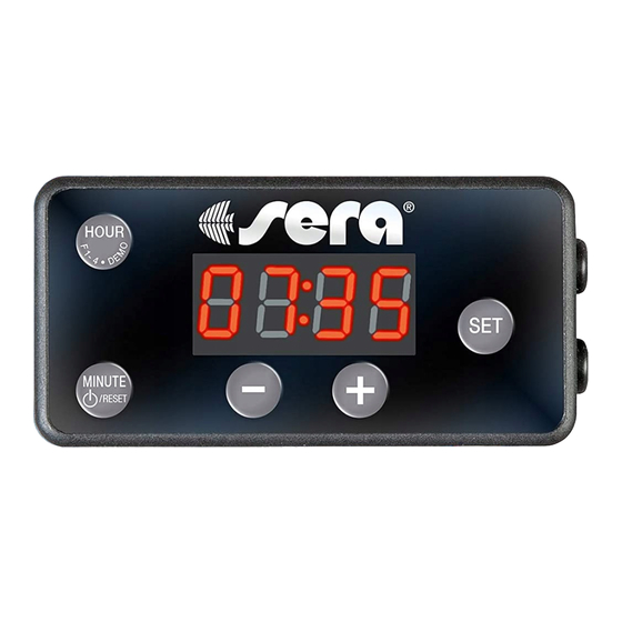 Sera LED Digital Dimmer Mode D'emploi