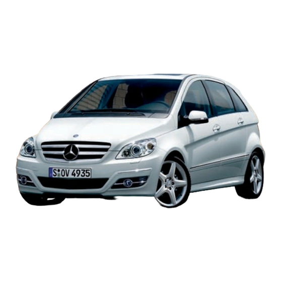 Mercedes-Benz B 160 Manuels