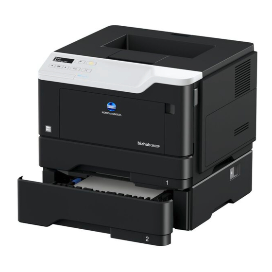 Konica Minolta bizhub 3602P Guide De L'utilisateur