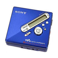 Sony WALKMAN MZ-N710 Mode D'emploi