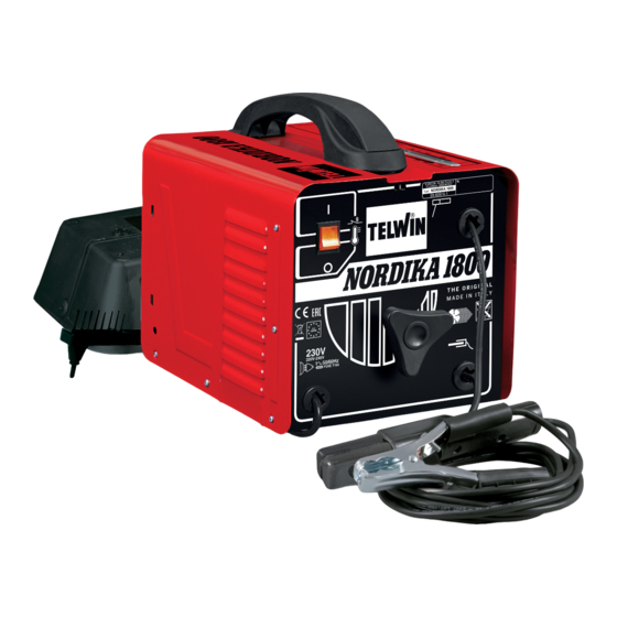 Telwin Nordika 1800 Manuel D'instructions