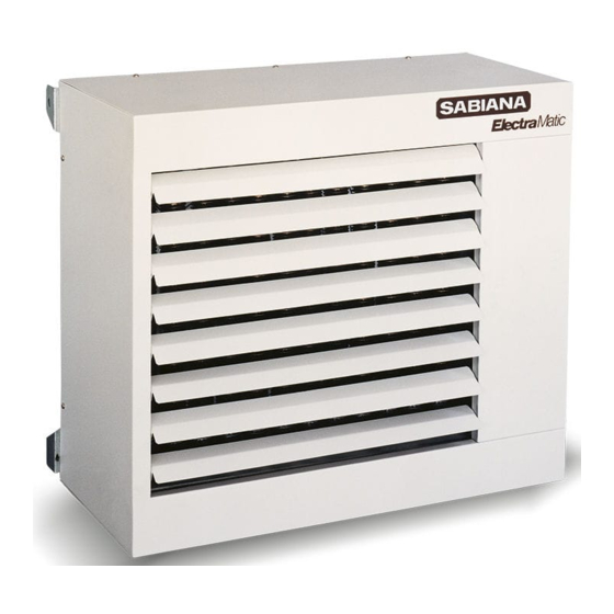 Arbonia SABIANA ELECTRA 90 ED ELECTRAMATIC Manuels