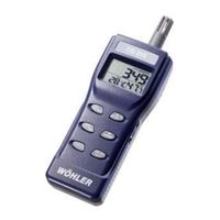 Wohler CD 210 Mode D'emploi