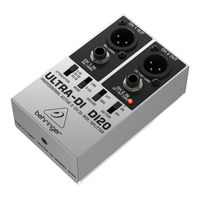 Behringer ULTRA-DI DI20 Mode D'emploi