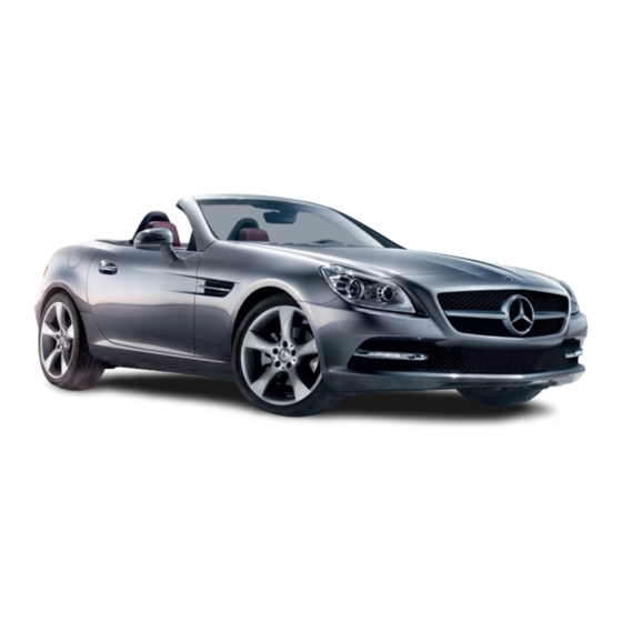 Mercedes-Benz SLK 55 AMG 2013 Notice D'utilisation