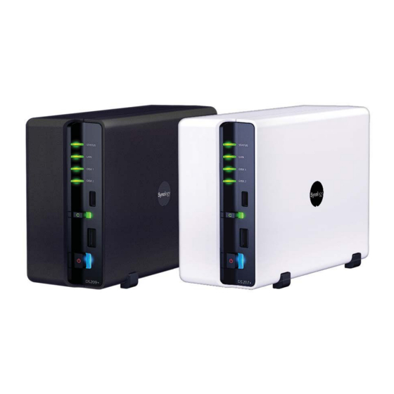 Synology Disk Station Serie Guide D'installation Rapide