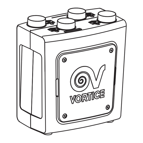 Vortice VORT PROMETEO PLUS HR 400 Notice D'emploi Et D'entretien