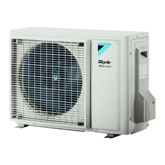 Daikin RZAG35A2V1B Guide De Référence Installateur