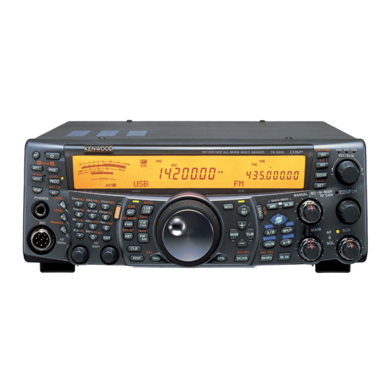 Kenwood TS-2000 Guide Rapide