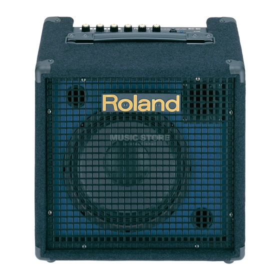 Roland KC-60 Mode D'emploi
