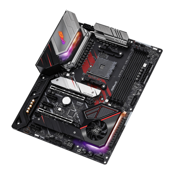 ASROCK X570 PG Velocita Mode D'emploi