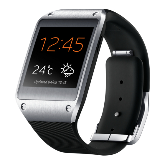 Samsung GALAXY Gear Mode D'emploi