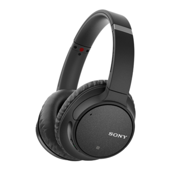 Sony WH-CH700N Guide D'aide