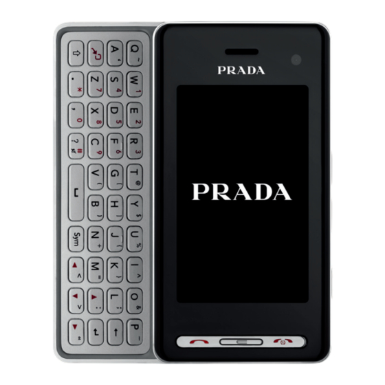 LG PRADA KF900 Guide De L'utilisateur