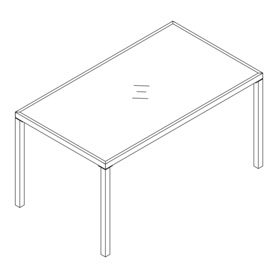 Leroy Merlin 1PX TABLE FIX 2021R09P07 0174 Notice De Montage - Utilisation - Entretien