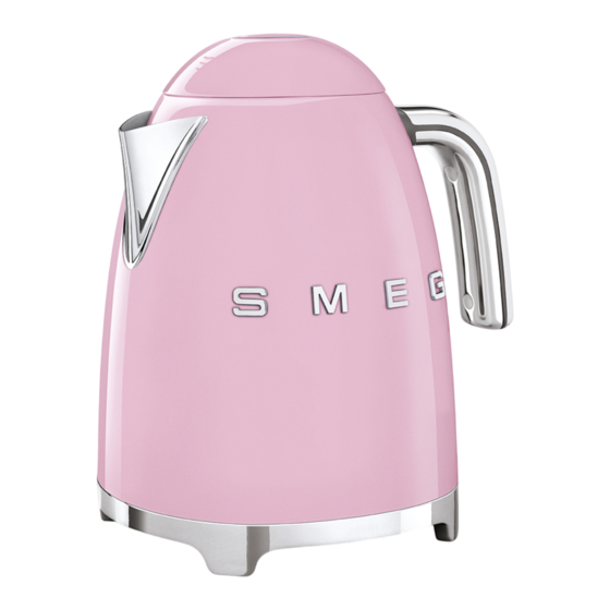 Smeg KLF03 Manuel D'utilisation