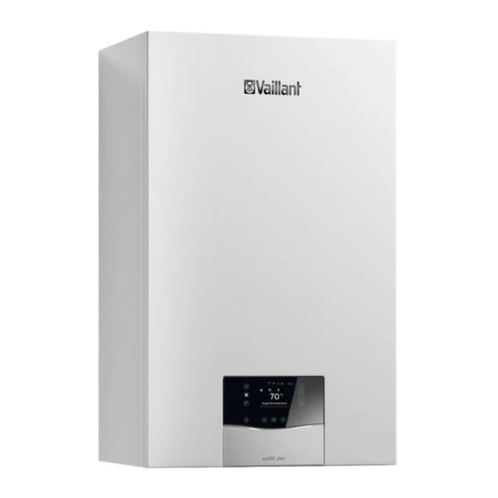 Vaillant ecoTEC plus Notice D'emploi