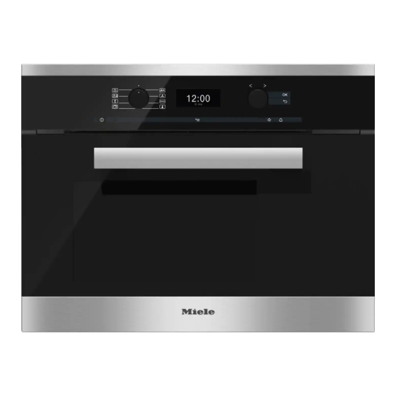 Miele DG 6300 Mode D'emploi Et Instructions De Montage