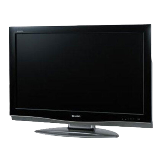 Sharp AQUOS LC-32RD1E Mode D'emploi