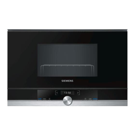 Siemens BE634LGS1 Mode D'emploi