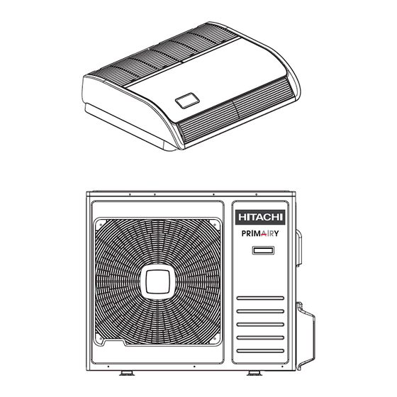 Hitachi RPFC-2.0UNE1NH Serie Manuel D'installation Et D'entretien