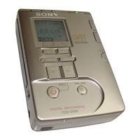 Sony Walkman TCD-D100 Mode D'emploi