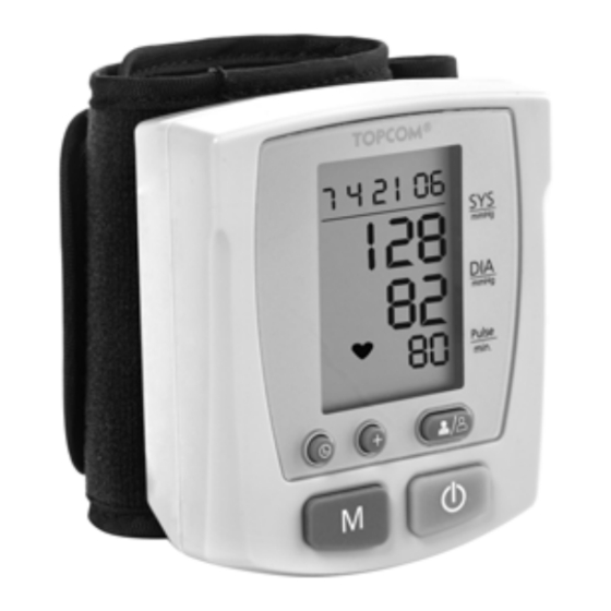 Topcom BPM WRIST 2511 Manuels