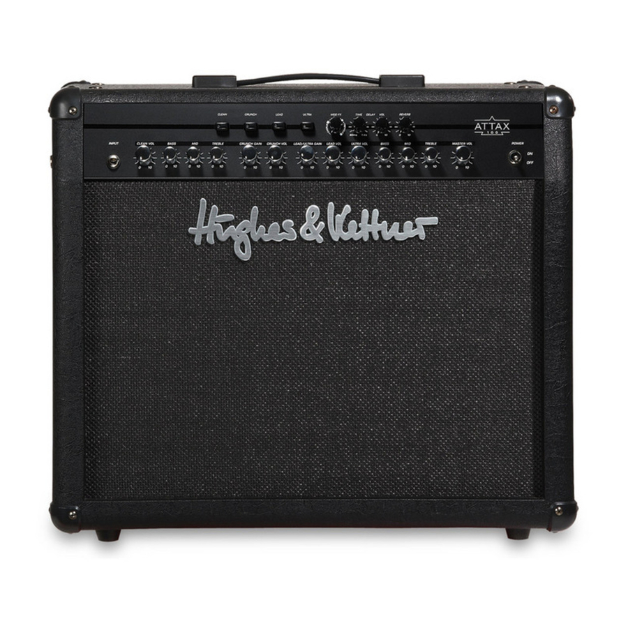 Hughes & Kettner ATTAX 100 Manuel