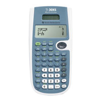 Texas Instruments TI-30XB MultiView Mode D'emploi