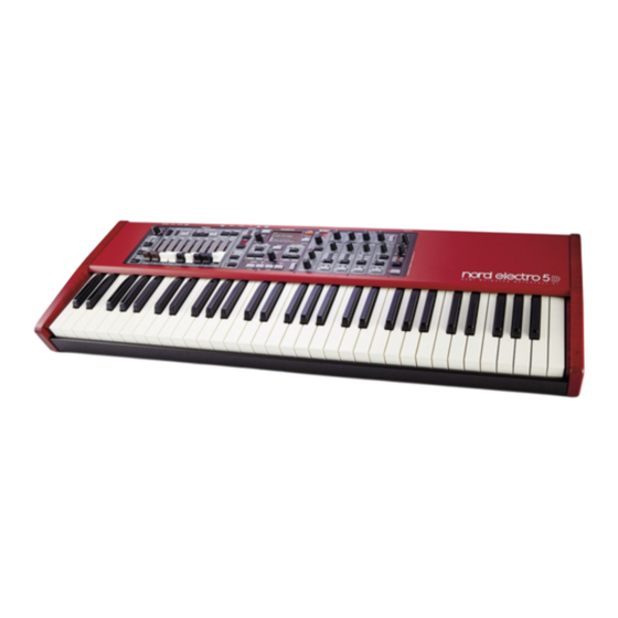 nord Electro 5D 61 Mode D'emploi