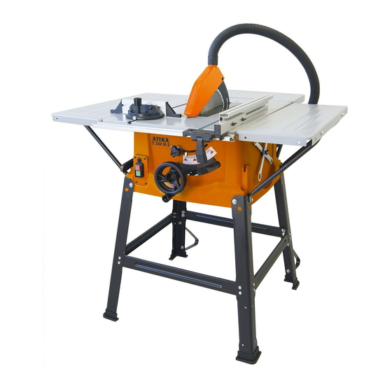 ATIKA T 250 N-2 Notice Originale