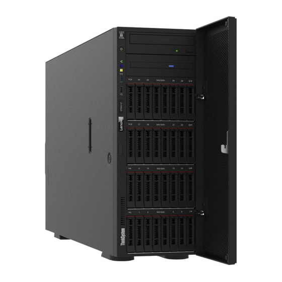 Lenovo ThinkSystem ST650 V3 Guide De Configuration