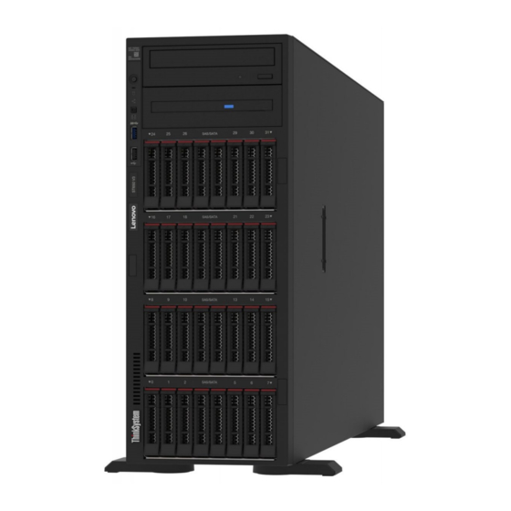 Lenovo ThinkSystem ST650 V3 Guide D'utilisation Et De Maintenance Du Matériel
