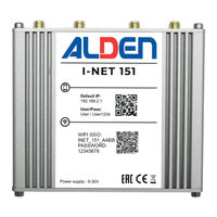 ALDEN I-NET 151 Guide D'installation