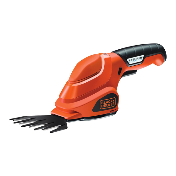 Black & Decker GSL200 Mode D'emploi
