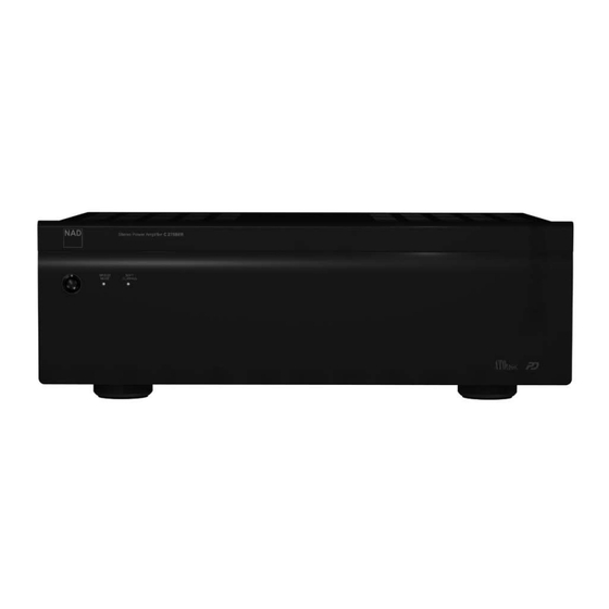 NAD C 275BEE Manuel D'installation