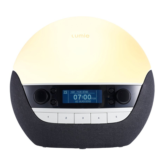 Lumie bodyclock luxe 750D Manuels