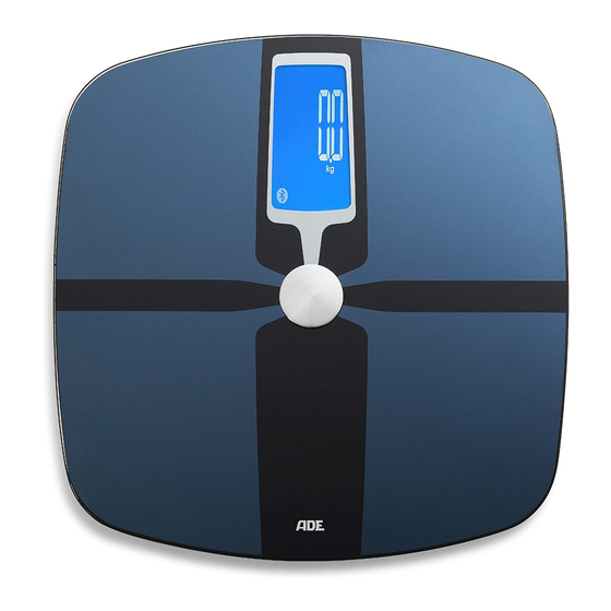 ADE BA 1600 FITvigo Mode D'emploi