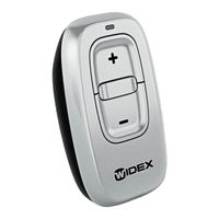 Widex RC-DEX Mode D'emploi