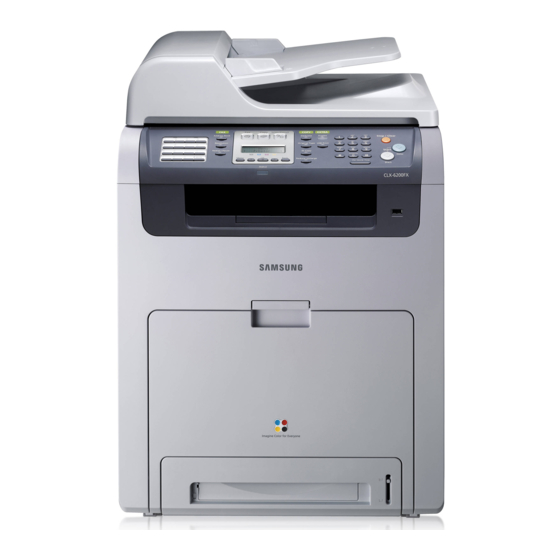 Samsung CLX-6200 Série Guide De L'utilisateur