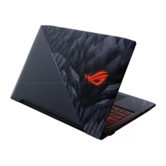 Asus REPUBLIC OF GAMERS HERO-GL503VM-GZ293T Mode D'emploi