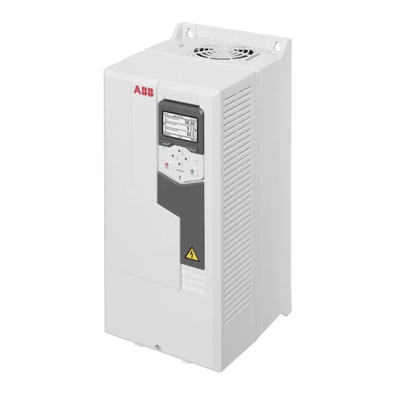 ABB ACS580 Manuel D'exploitation