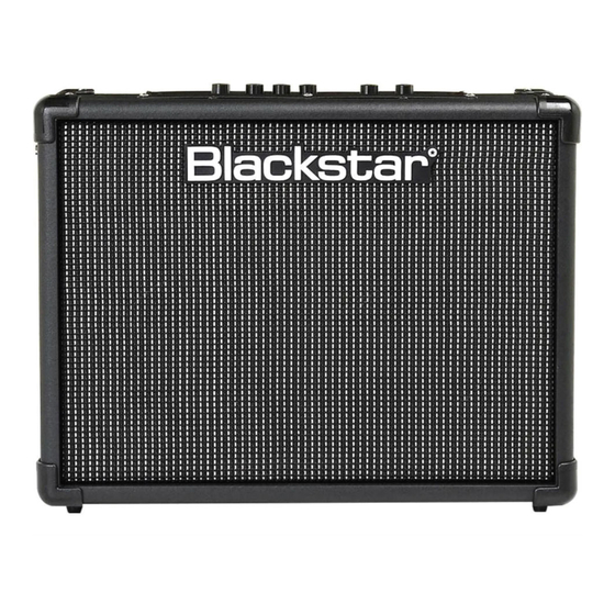 Blackstar Amplification ID:CORE STEREO 10 V2 Manuel Du Propriétaire