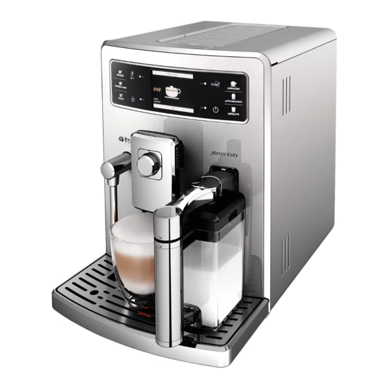 Philips Saeco Xelsis Evo HD8953 Mode D'emploi