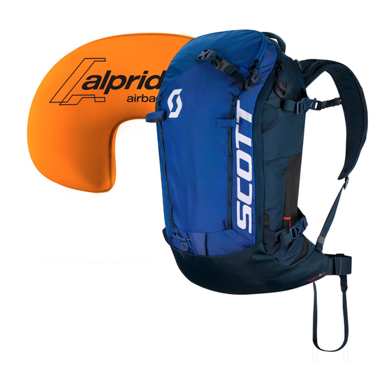 Scott ALPRIDE E1 AIRBAG SYSTEM Mode D'emploi