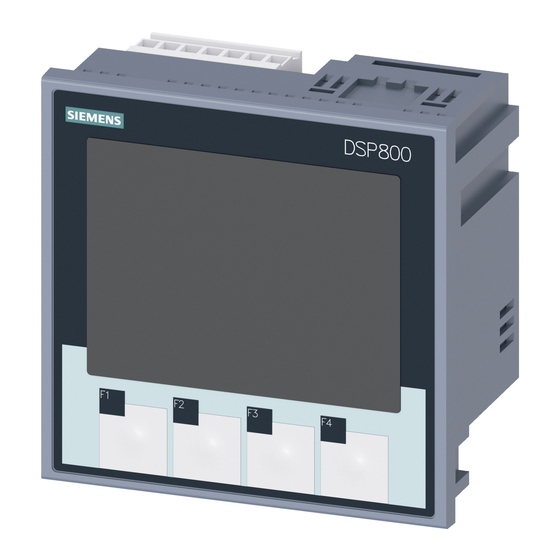 Siemens DSP800 Instructions De Service