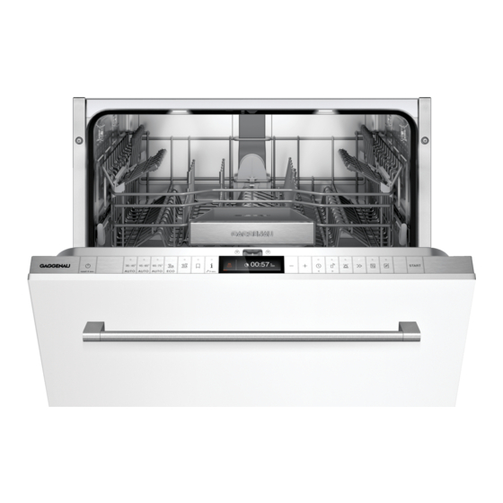 Gaggenau DF260100 Manuel D'utilisation