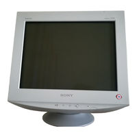 Sony Trinitron CPD-G520 Mode D'emploi